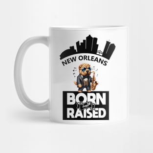 Jazz Shar Pei New Orleans Born And Raised Mug